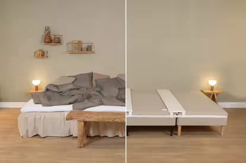 Video: un letto standard viene ampliato con il kit fai da te FAMBED®, prima e dopo